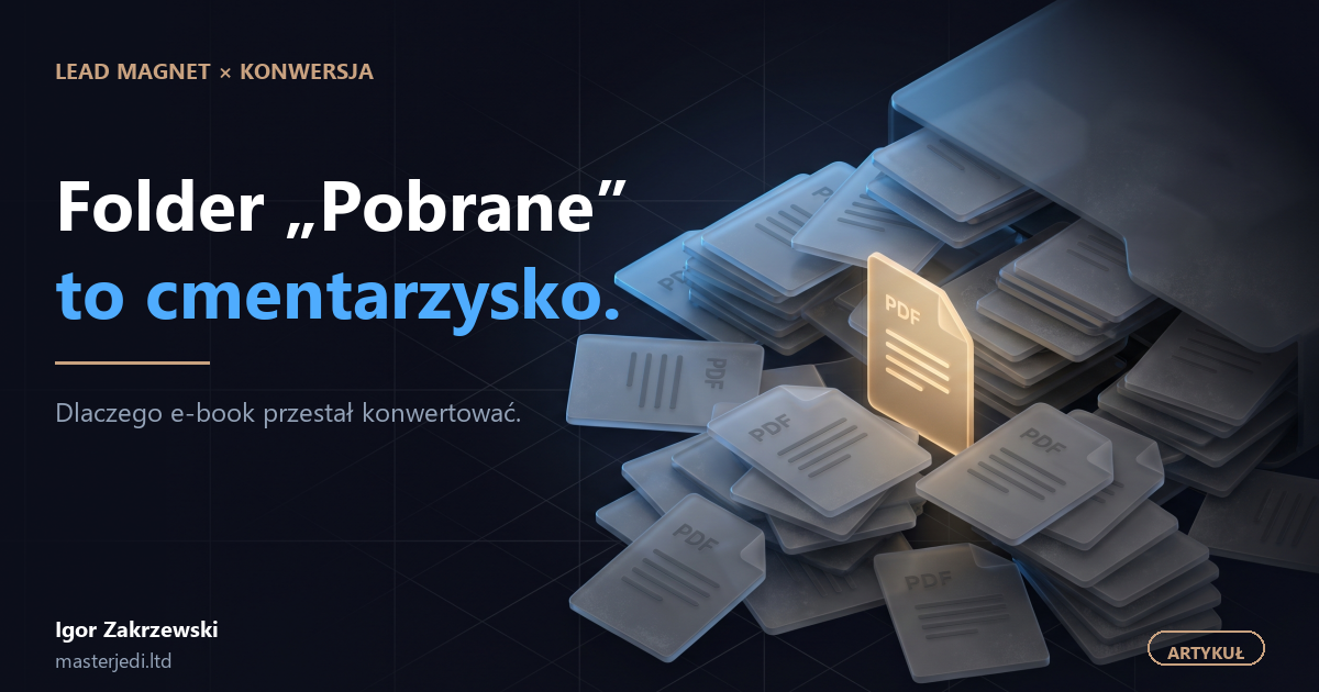 Najsmutniejszy folder na Twoim dysku — Igor Zakrzewski, masterjedi.ltd